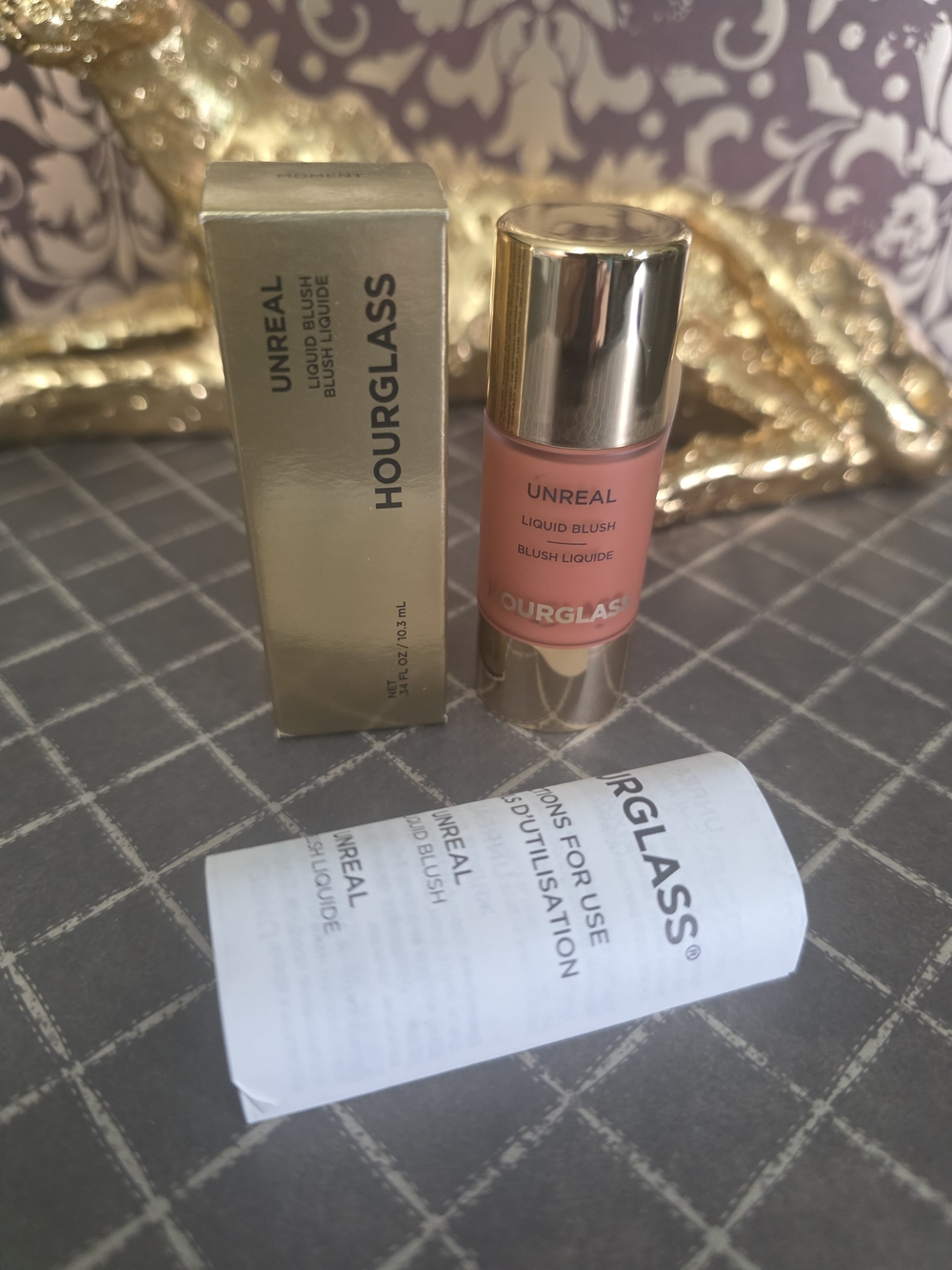 Hourglass Unreal Liquid Blush — Moment